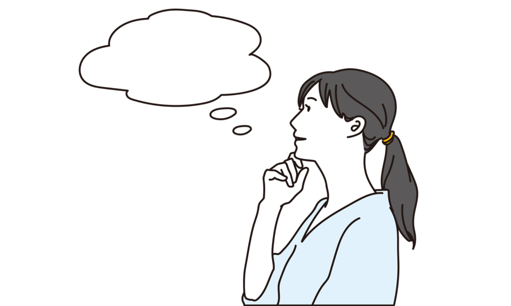 考える女性